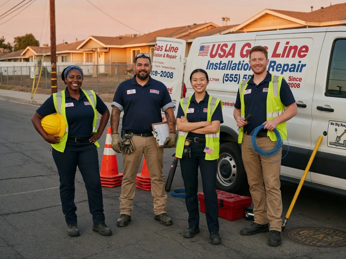 Gas Line Installation company in Dunnigan, CA